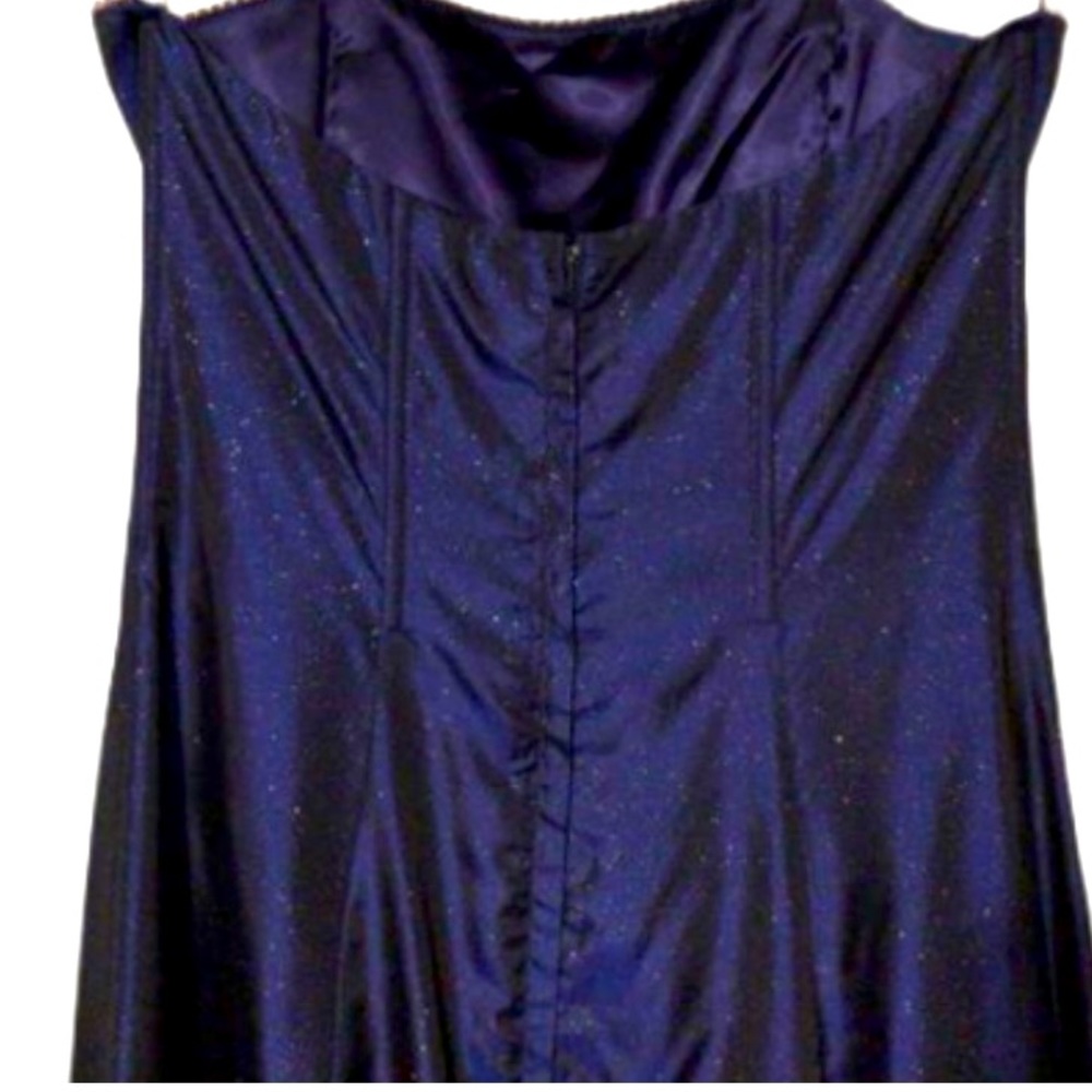 Gorgeous midnight blue Jessica McClintock evening dress